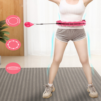 ABS 24 Knots Fitness Smart Hula Hoop, 24 Section Trọng lượng Hula Hoop 1.3kg
