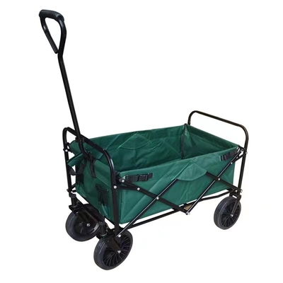 Sân vườn ngoài trời Xe ngựa gấp bằng thép sơn tĩnh điện với tay cầm kính thiên văn