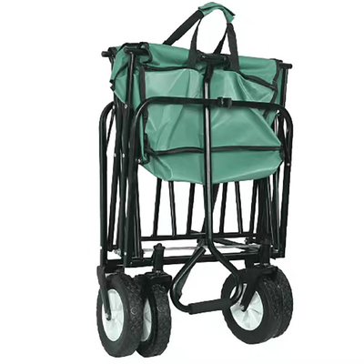 Polyester Rắn bốn bánh xe đẩy trong vườn có thể gập lại Toa xe phòng chờ có thể gập lại