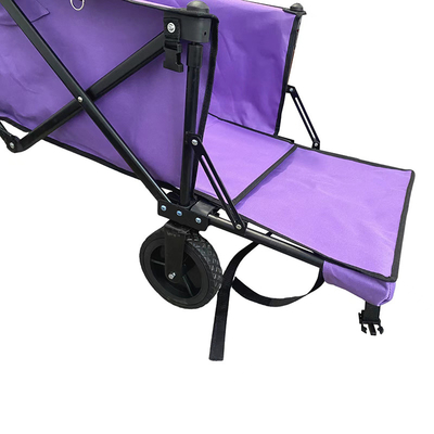 Bốn bánh xe đa năng 600D Xe đẩy hàng bằng vải Oxford Xe đẩy mua sắm bằng thép