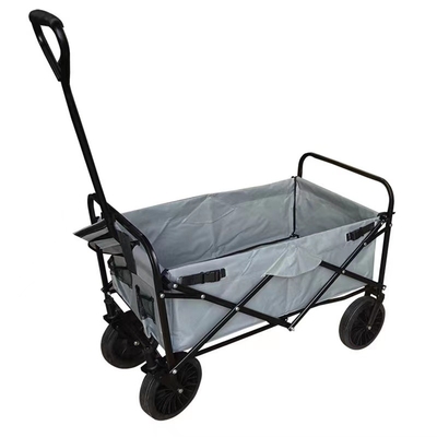Bốn bánh xe đa năng Xe chở hàng bằng thép gấp được Quy trình sơn phun có mái che