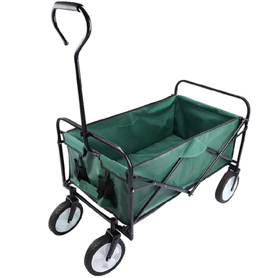 Bốn bánh xe đa năng Xe chở hàng bằng thép gấp được Quy trình sơn phun có mái che
