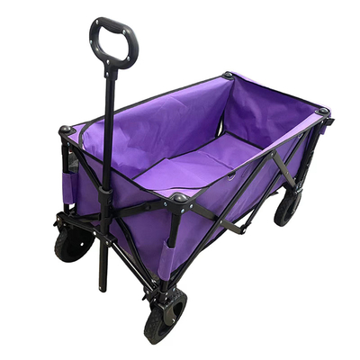Bốn bánh xe đa năng Xe chở hàng bằng thép gấp được Quy trình sơn phun có mái che