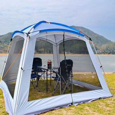 Lều thể thao ngoài trời 210T hai lớp 360 * 360 * 220cm Lều tự động 4 đến 6 người
