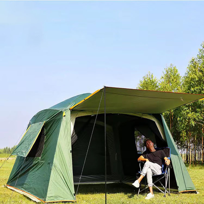 CE Polyester Lều thể thao ngoài trời 3000mm Lều tự động 6 người Không thấm nước