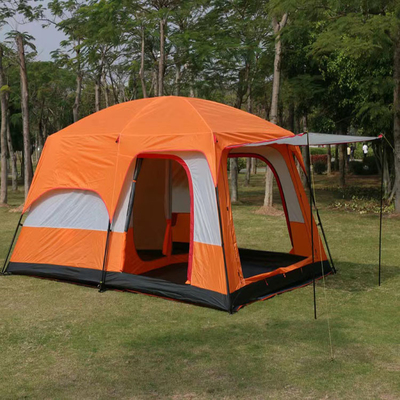 430 * 305 * 210cm Lều thể thao ngoài trời 3 phòng 210D Lều gia đình 8 người