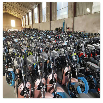 Khung thép Pin axit chì mát Xe máy điện 350W Công suất không chổi than