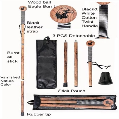 90x3cm Gỗ đi bộ Mía chạm khắc Totem Trung Quốc