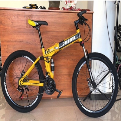 Hợp kim nhôm Xe đạp leo núi có thể gập lại 120kg 26 inch