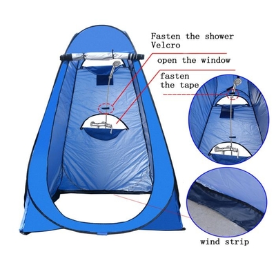 Tự động mở cửa sổ bật lên Lều cắm trại Polyester 190T Kiểu tráng bạc dày