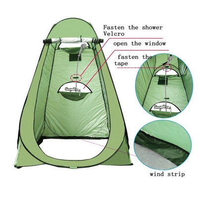 Tự động mở cửa sổ bật lên Lều cắm trại Polyester 190T Kiểu tráng bạc dày