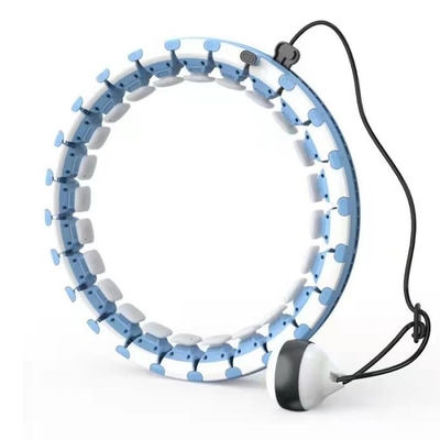 Kích thước có thể điều chỉnh Hula Hoop thông minh, Vòng eo mỏng 24 nút Có trọng lượng Hula Hoop
