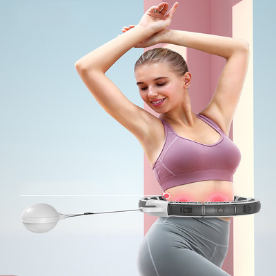 24 phần LED Hula Hoop thông minh có trọng lượng, Phòng tập thể dục có trọng lượng Hula Hoop kỹ thuật số