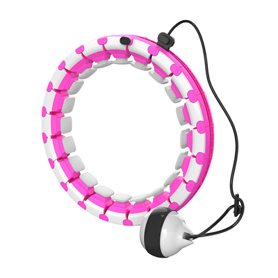 Vòng giảm cân bằng silicon ABS thông minh Hula Hoop, 24 nút có trọng lượng Hula Hoop
