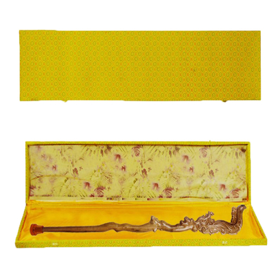 Thủ công mỹ nghệ 90cm Gậy đi bộ chạm khắc bằng gỗ