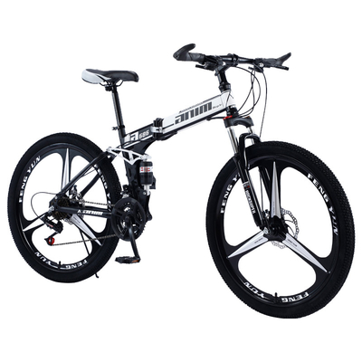 Người lớn 120kg Có thể gập lại Xe đạp leo núi Thép carbon Điều chỉnh tốc độ khác nhau