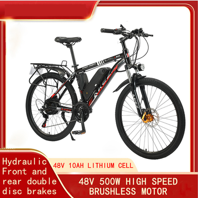 Khung đuôi mềm Pin Lithium Xe đạp điện 60km, Chu trình điện Lithium 13Ah 48V