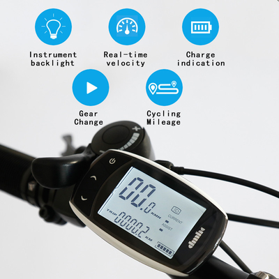 Khung đuôi mềm 30-50Km / H 40Km / H Pin Lithium Xe đạp điện có màn hình Led