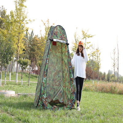 1,9m Pop Up Pod Trạm tắm di động tráng bạc dày Polyester chống gió