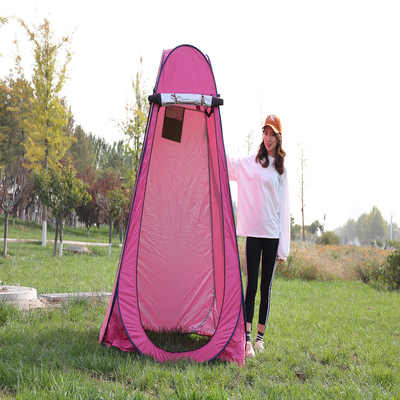 1,9m Pop Up Pod Trạm tắm di động tráng bạc dày Polyester chống gió