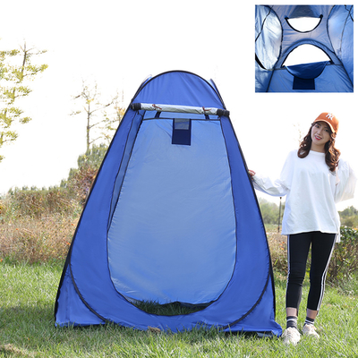 Lều tắm đứng bằng Polyester 190T chống gió, Vòi tắm hoa sen cắm trại ngoài trời