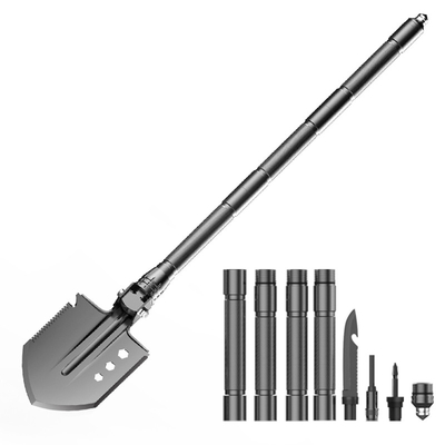Xẻng ngoài trời đa chức năng OEM 76cm, Xẻng chiến thuật đa năng tự vệ