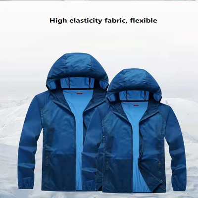 96% nylon 4% Spandex thoáng khí Upf 50 Áo khoác nữ chống nắng Zip Quần áo bảo hộ Eco Uv sang trọng